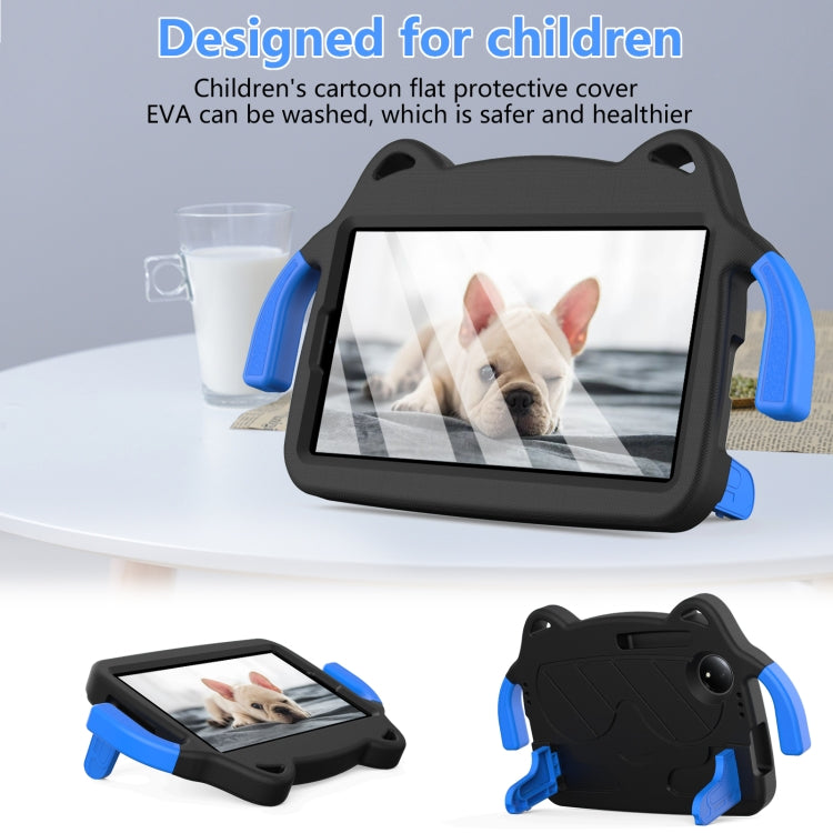 For TCL Tab 8 Gen2 2024 Ice Baby EVA Shockproof Hard PC Tablet Case(Black+Blue) - Others by PMC TechLife | Online Shopping South Africa | PMC TechLife | Buy Now Pay Later Mobicred