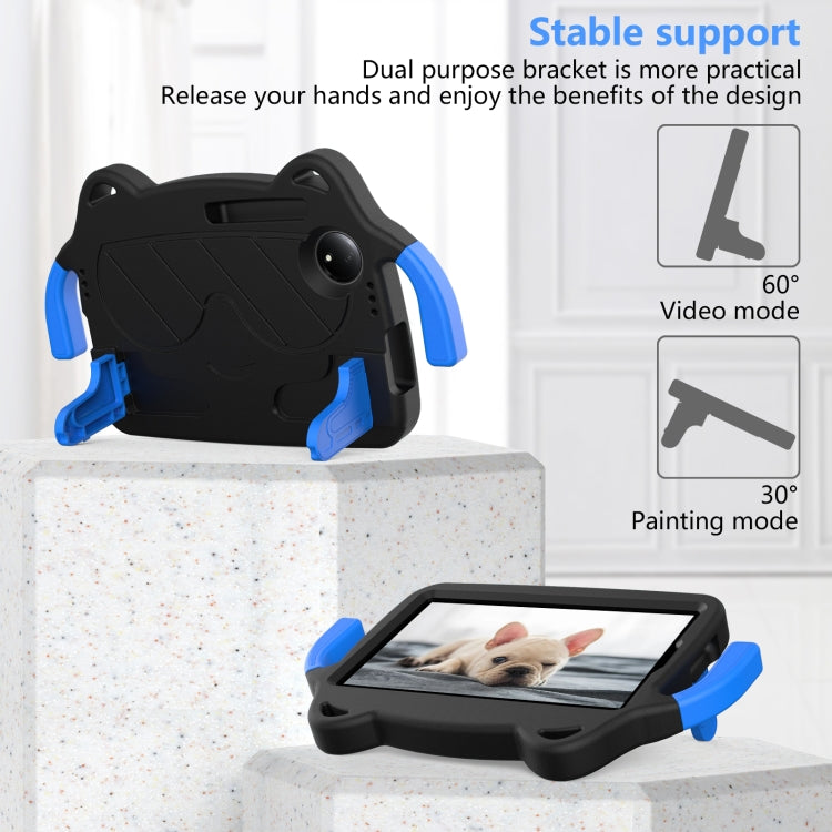 For TCL Tab 8 Gen2 2024 Ice Baby EVA Shockproof Hard PC Tablet Case(Black+Blue) - Others by PMC TechLife | Online Shopping South Africa | PMC TechLife | Buy Now Pay Later Mobicred