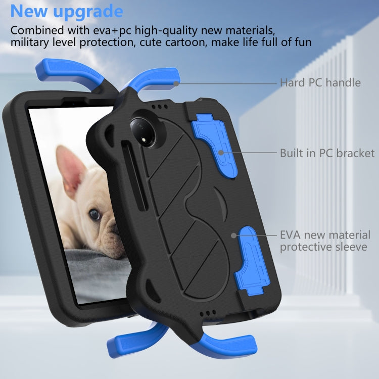 For TCL Tab 8 Gen2 2024 Ice Baby EVA Shockproof Hard PC Tablet Case(Black+Blue) - Others by PMC TechLife | Online Shopping South Africa | PMC TechLife | Buy Now Pay Later Mobicred