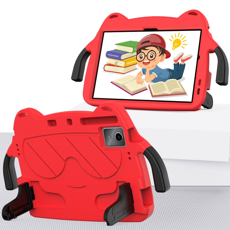 For DOOGEE T30 Pro 11 2023 Ice Baby EVA Shockproof Hard PC Tablet Case(Rose Red+Black) - Others by PMC TechLife | Online Shopping South Africa | PMC TechLife | Buy Now Pay Later Mobicred