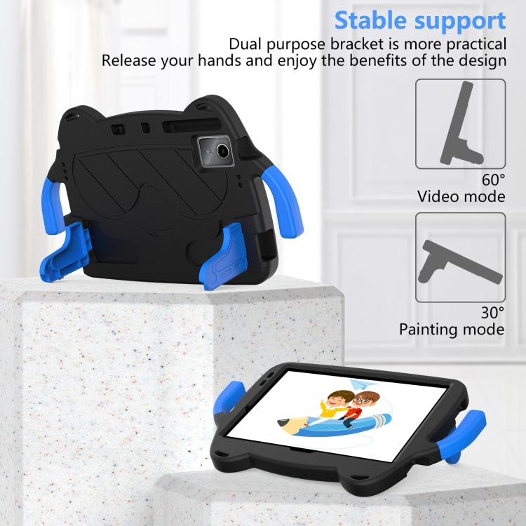 For DOOGEE T30 Pro 11 2023 Ice Baby EVA Shockproof Hard PC Tablet Case(Black+Blue) - Others by PMC TechLife | Online Shopping South Africa | PMC TechLife | Buy Now Pay Later Mobicred