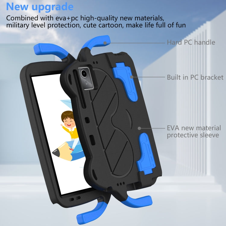 For DOOGEE T30 Pro 11 2023 Ice Baby EVA Shockproof Hard PC Tablet Case(Black+Blue) - Others by PMC TechLife | Online Shopping South Africa | PMC TechLife | Buy Now Pay Later Mobicred