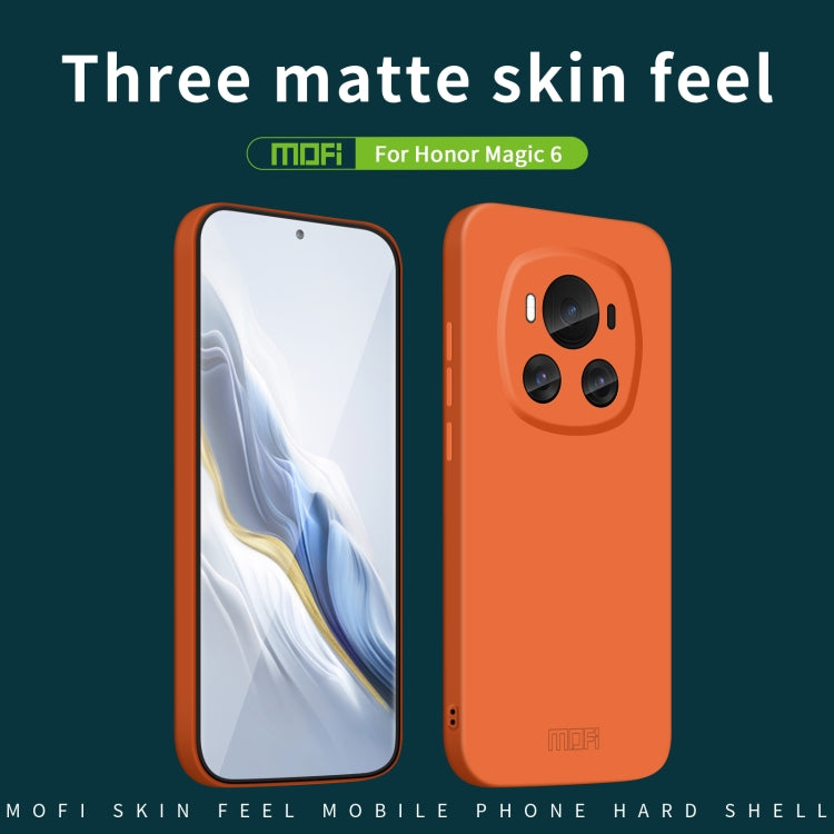 For Honor Magic6 MOFI Qin Series Skin Feel All-inclusive PC Phone Case(Gray) - Honor Cases by MOFI | Online Shopping South Africa | PMC TechLife | Buy Now Pay Later Mobicred