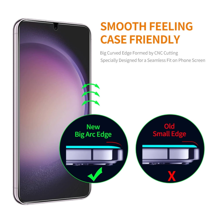 For Samsung Galaxy S24+ / S25+ ENKAY 0.18mm High Aluminum-silicon Tempered Glass Film, Support Ultrasonic Fingerprint Unclock - Galaxy S24+ 5G Tempered Glass by ENKAY | Online Shopping South Africa | PMC Jewellery | Buy Now Pay Later Mobicred