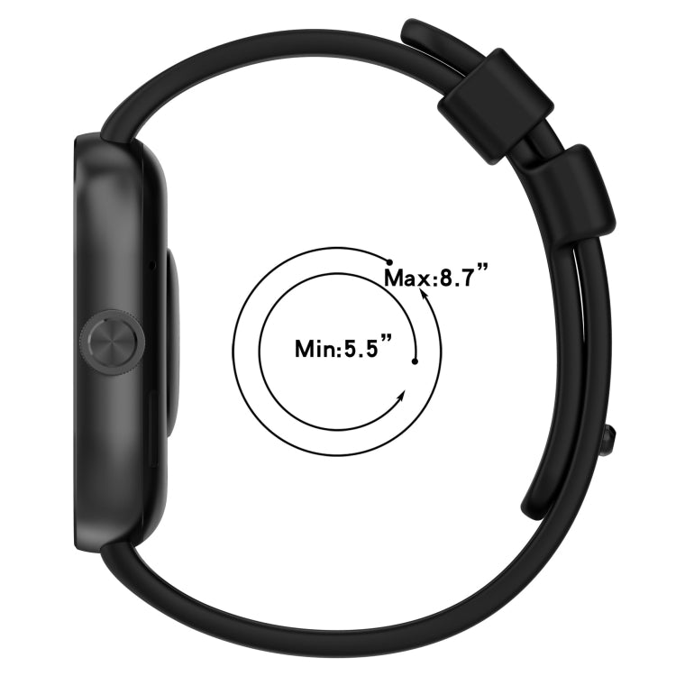 For Redmi Watch 4 Solid Color Silicone Sports Watch Band(Lime Green) - Watch Bands by PMC TechLife | Online Shopping South Africa | PMC TechLife
