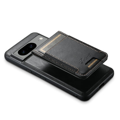 For Google Pixel 6 Pro Suteni H17 Oil Eax Leather Detachable Wallet Phone Case(Black) - Google Cases by Suteni | Online Shopping South Africa | PMC Jewellery | Buy Now Pay Later Mobicred