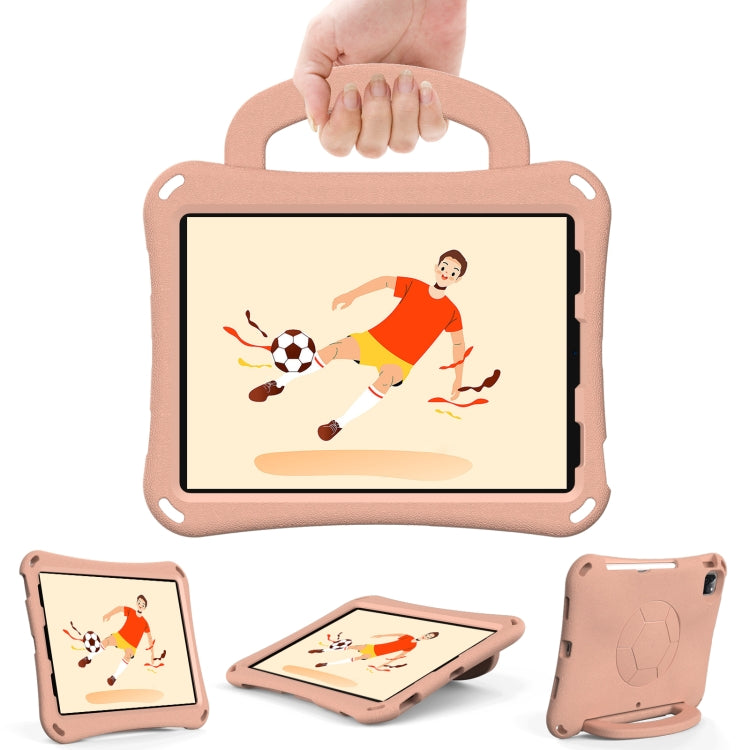 For iPad Pro 11 2024 Handle Football Shaped EVA Shockproof Tablet Case(Light Pink) - iPad Pro 11 2024 Cases by PMC TechLife | Online Shopping South Africa | PMC TechLife | Buy Now Pay Later Mobicred