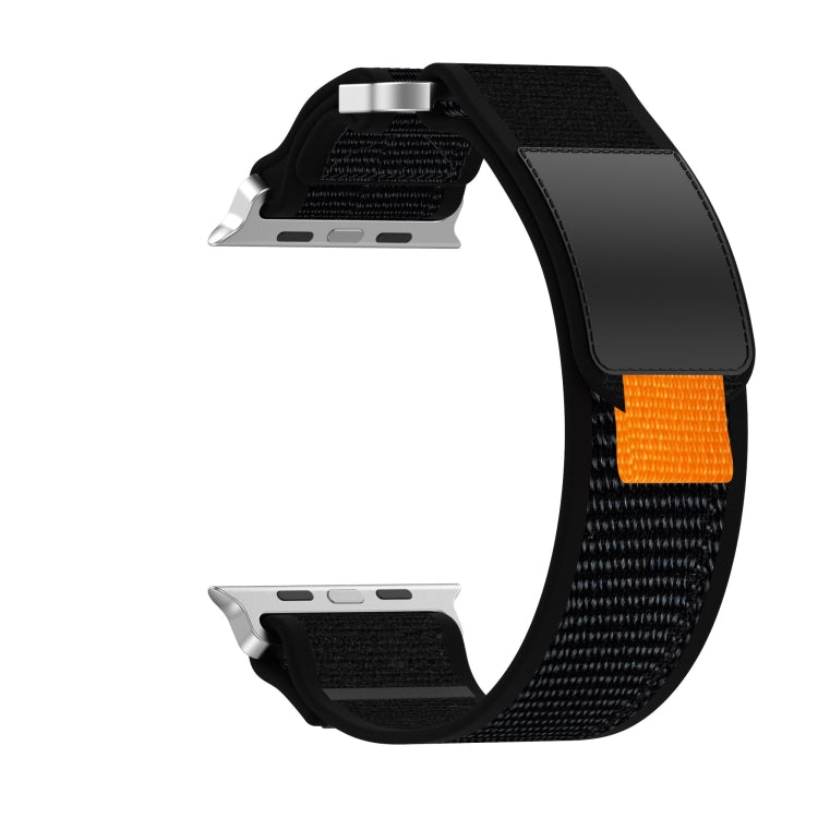 For Apple Watch SE 2023 40mm Double Hook and Loop Faster Nylon Watch Band(Black) - free shipping - PMC TechLife - Order now!