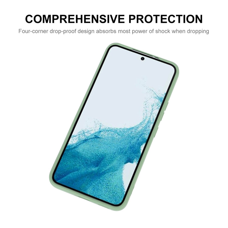 For Samsung Galaxy S24+ 5G ENKAY Liquid Silicone Soft Shockproof Phone Case(Beige) - free shipping - PMC Jewellery - Order now!