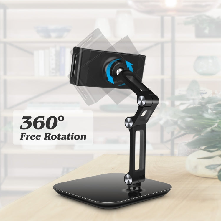 NS-06B 360 Degree Rotating Foldable Desktop Tablet Phone Holder - Stand by PMC TechLife | Online Shopping South Africa | PMC TechLife | Buy Now Pay Later Mobicred