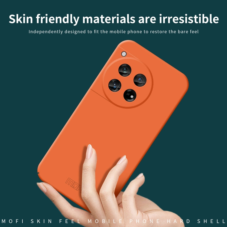 For OnePlus 12 MOFI Qin Series Skin Feel All-inclusive PC Phone Case(Blue) - OnePlus Cases by MOFI | Online Shopping South Africa | PMC TechLife | Buy Now Pay Later Mobicred