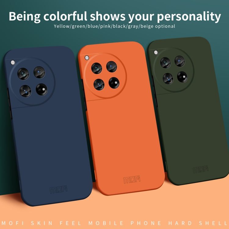 For OnePlus 12 MOFI Qin Series Skin Feel All-inclusive PC Phone Case(Blue) - OnePlus Cases by MOFI | Online Shopping South Africa | PMC TechLife | Buy Now Pay Later Mobicred