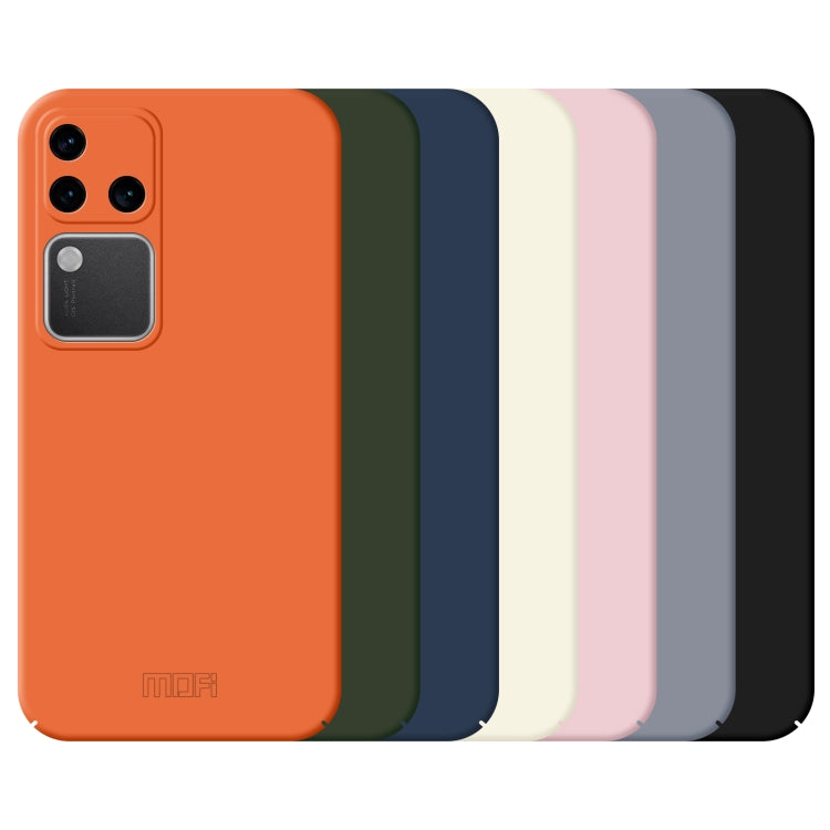 For vivo S18 Pro MOFI Qin Series Skin Feel All-inclusive PC Phone Case(Orange) - S18 Pro Cases by MOFI | Online Shopping South Africa | PMC Jewellery