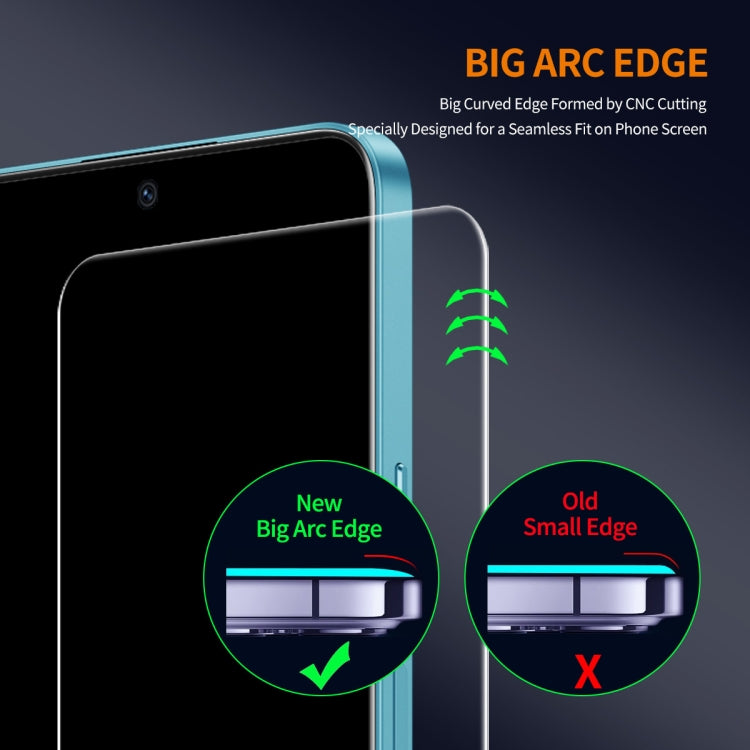 For Honor X8b ENKAY 9H Big Arc Edge High Aluminum-silicon Tempered Glass Film - Honor Tempered Glass by ENKAY | Online Shopping South Africa | PMC Jewellery