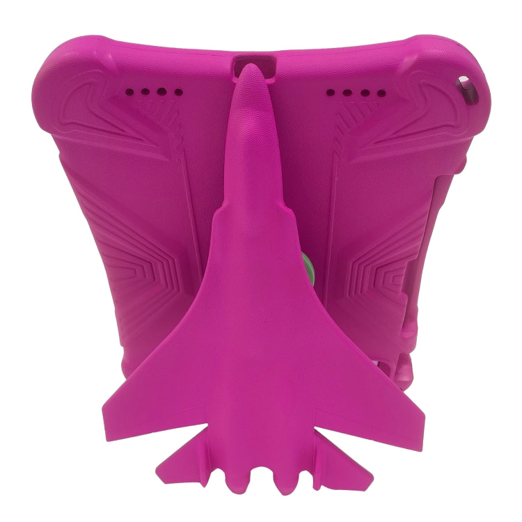 For iPad Pro 11 2024 360 Rotation Aircraft Holder EVA Shockproof Tablet Case(RoseRed) - iPad Pro 11 2024 Cases by PMC TechLife | Online Shopping South Africa | PMC TechLife | Buy Now Pay Later Mobicred