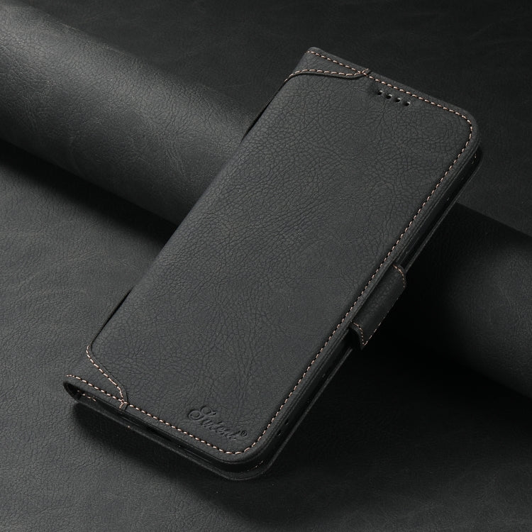 For iPhone 14 SUTENI J07 Multifunctional Horizontal Flip Magsafe Leather Phone Case(Black) - iPhone 14 Cases by Suteni | Online Shopping South Africa | PMC Jewellery | Buy Now Pay Later Mobicred