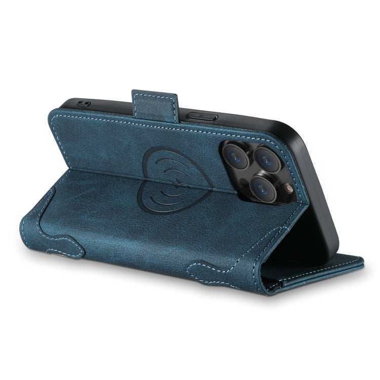 For iPhone 14 Plus SUTENI J07 Multifunctional Horizontal Flip Magsafe Leather Phone Case(Blue) - free shipping - PMC Jewellery - Order now!