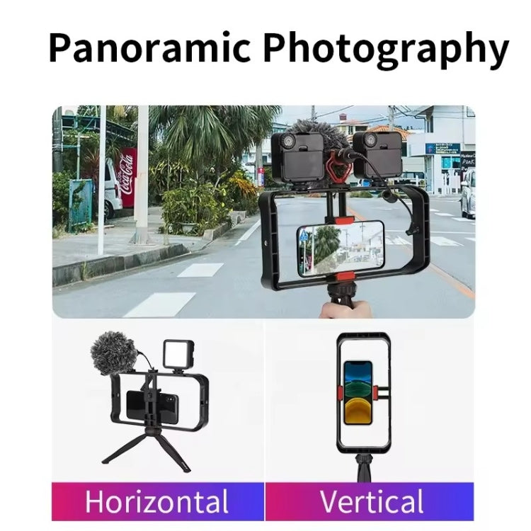 JMARY MT-33 Phone Stand Tripod ABS Video Recording Vlog Mobile Phone Rig Cage - free shipping - PMC TechLife - Order now!