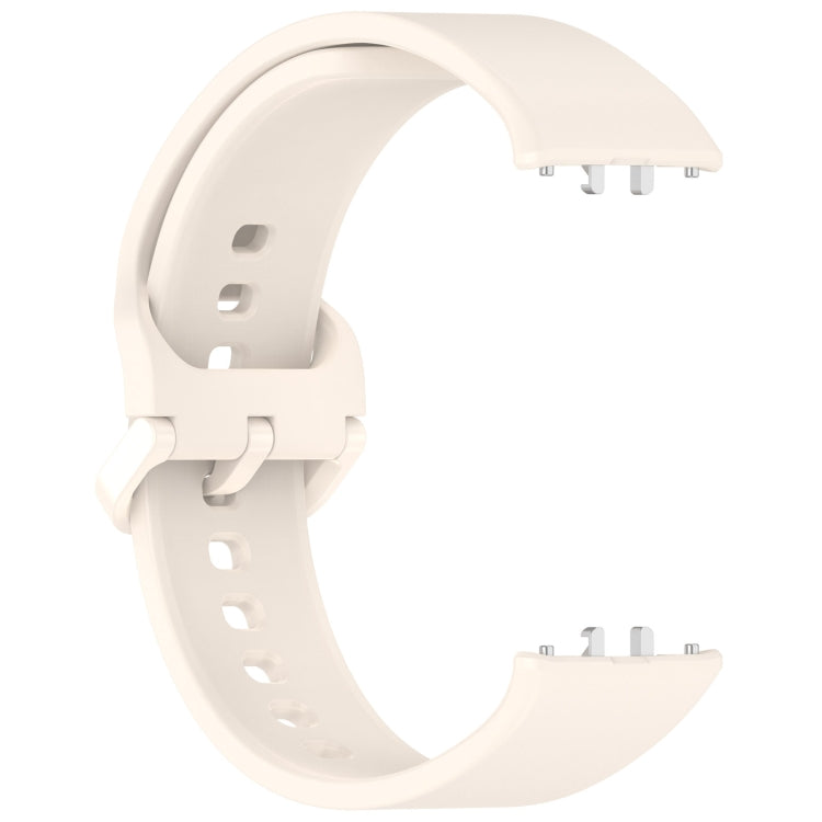 For Samsung Galaxy Fit 3 SM-R390 Solid Color Buckle Silicone Watch Band(Starlight) - free shipping - PMc TechLife - Order now!