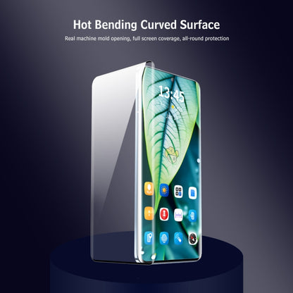 For vivo X100 / X100 Pro ENKAY Easy Install Hot Bending Full Coverage Side Glue Tempered Glass Film - X100 Pro Tempered Glass by ENKAY | Online Shopping South Africa | PMC Jewellery | Buy Now Pay Later Mobicred