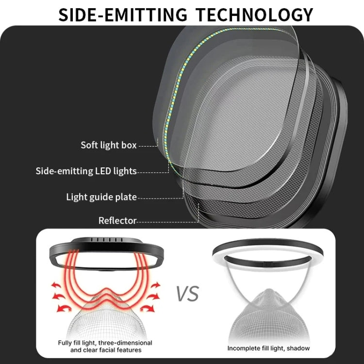 JMARY FM-58R Live Streaming Photography Fill Light 180-Degree Rotatable 9-inch LED Light - free shipping - PMC TechLife - Order now!