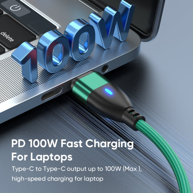 ENKAY 3 in 1 PD100W Type-C to Type-C / 8 Pin / Micro USB Magnetic Fast Charging Cable, Cable Length:1.8m(Black) - Charging Cable & Head by ENKAY | Online Shopping South Africa | PMC Jewellery | Buy Now Pay Later Mobicred