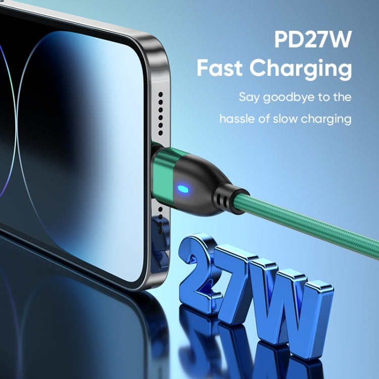 ENKAY 3 in 1 PD100W Type-C to Type-C / 8 Pin / Micro USB Magnetic Fast Charging Cable, Cable Length:1.8m(Black) - free shipping - PMC Jewellery - Order now!