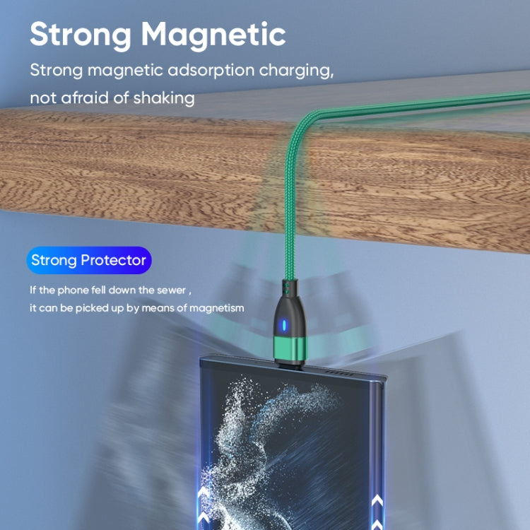ENKAY 3 in 1 PD100W Type-C to Type-C / 8 Pin / Micro USB Magnetic Fast Charging Cable, Cable Length:1.8m(Black) - free shipping - PMC Jewellery - Order now!