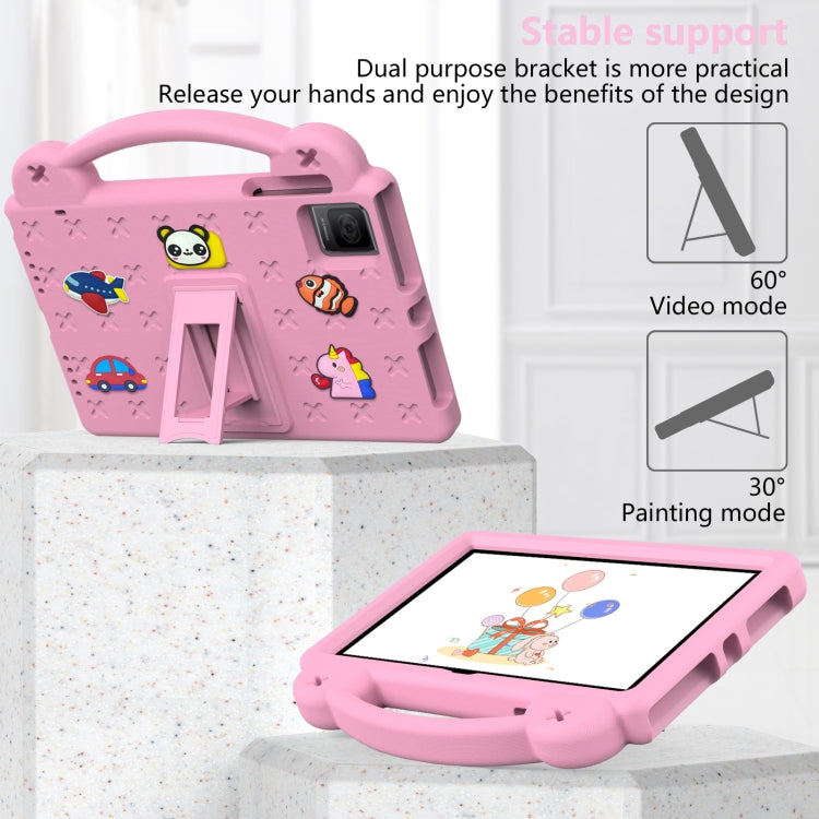For T-Iobile REVVL Tab 10.36 2023 Handle Kickstand Children EVA Shockproof Tablet Case(Pink) - Others by PMC TechLife | Online Shopping South Africa | PMC TechLife | Buy Now Pay Later Mobicred