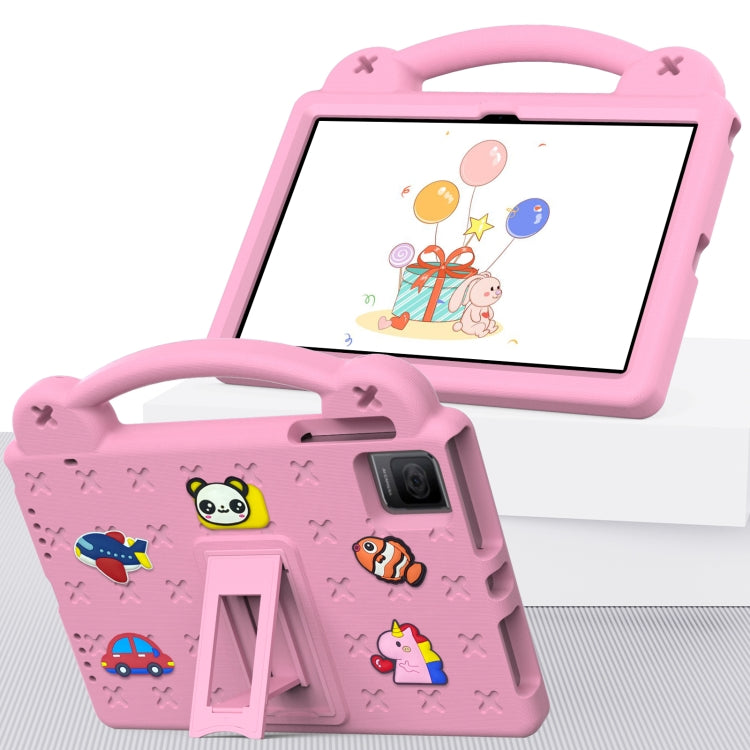 For T-Iobile REVVL Tab 10.36 2023 Handle Kickstand Children EVA Shockproof Tablet Case(Pink) - Others by PMC TechLife | Online Shopping South Africa | PMC TechLife | Buy Now Pay Later Mobicred