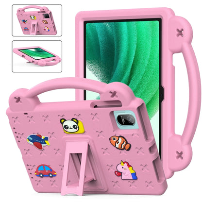 For Blackview Oscal Pad 15 2023 10.36/Tab 11 Handle Kickstand Children EVA Shockproof Tablet Case(Pink) - Others by PMC Jewellery | Online Shopping South Africa | PMC Jewellery