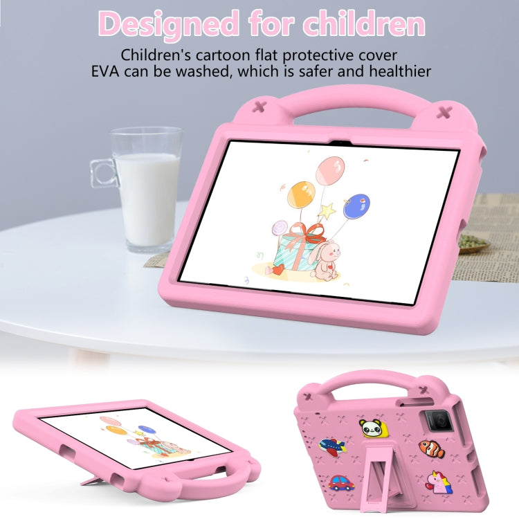 For Blackview Oscal Pad 15 2023 10.36/Tab 11 Handle Kickstand Children EVA Shockproof Tablet Case(Pink) - Others by PMC Jewellery | Online Shopping South Africa | PMC Jewellery