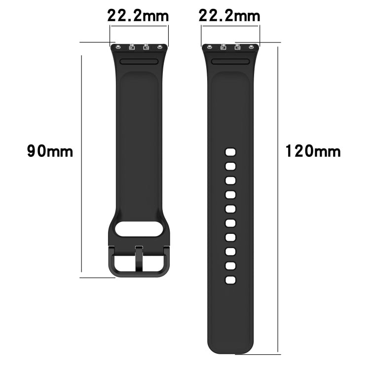 For Samsung Galaxy Fit 3 Solid Color Colorful Buckle Silicone Watch Band(Wine Red) - Watch Bands by PMC TechLife | Online Shopping South Africa | PMC TechLife