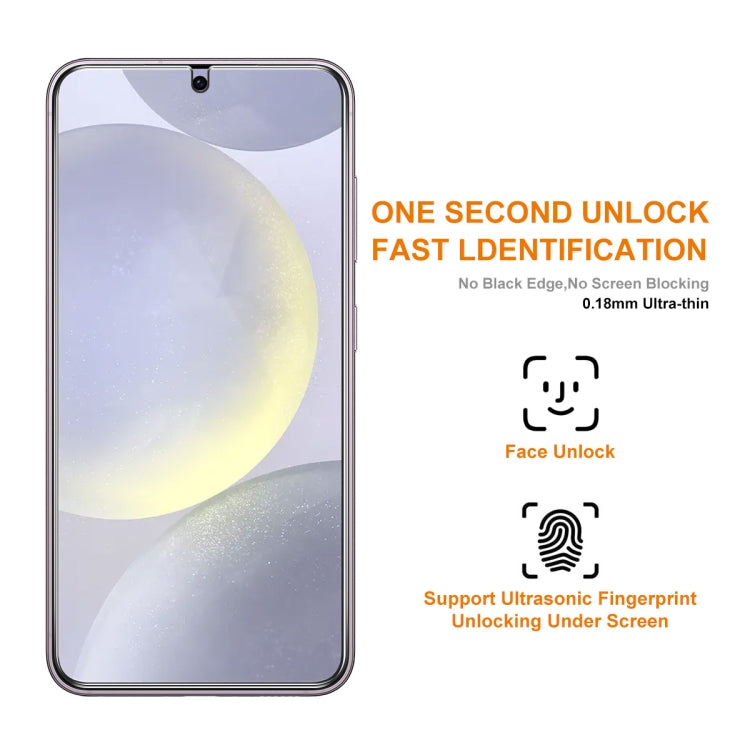 For Samsung Galaxy S24 5G ENKAY Easy Install 0.18mm High Alumina Silicon Full Glass Film, Support Ultrasonic Unlock - Galaxy S24 5G Tempered Glass by ENKAY | Online Shopping South Africa | PMC Jewellery | Buy Now Pay Later Mobicred