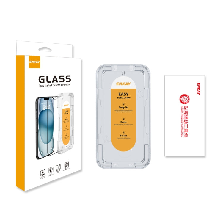 For Samsung Galaxy S24 5G ENKAY Easy Install 0.18mm High Alumina Silicon Full Glass Film, Support Ultrasonic Unlock - Galaxy S24 5G Tempered Glass by ENKAY | Online Shopping South Africa | PMC Jewellery | Buy Now Pay Later Mobicred