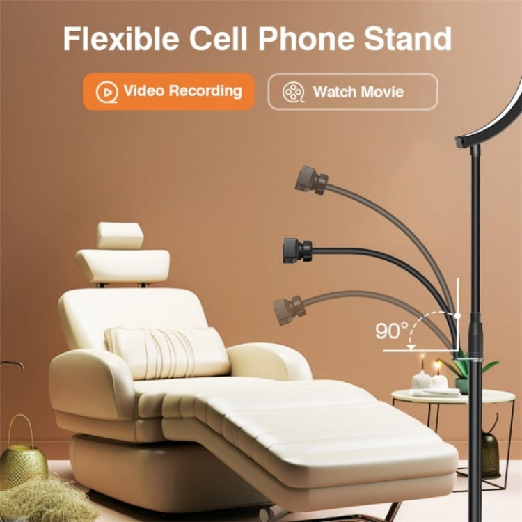 HD-G63X Floor Standing Remote Dimming LED Moon Lamp Manicure Eyelash Beauty Lamp(EU Plug) - Selfie Light by PMC TechLife | Online Shopping South Africa | PMC TechLife | Buy Now Pay Later Mobicred