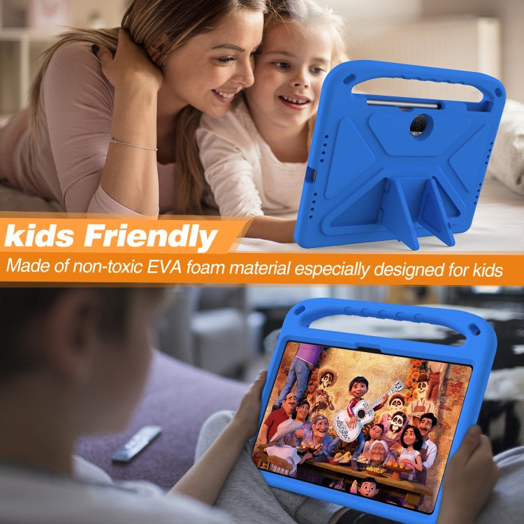 For Honor Pad 9 12.1 Handle EVA Shockproof Tablet Case with Holder(Blue) - Honor by PMC TechLife | Online Shopping South Africa | PMC TechLife | Buy Now Pay Later Mobicred