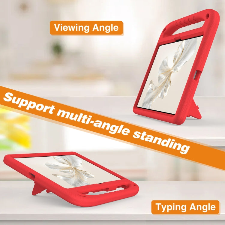 For Honor Pad 9 12.1 Handle EVA Shockproof Tablet Case with Holder(Red) - Honor by PMC TechLife | Online Shopping South Africa | PMC TechLife | Buy Now Pay Later Mobicred