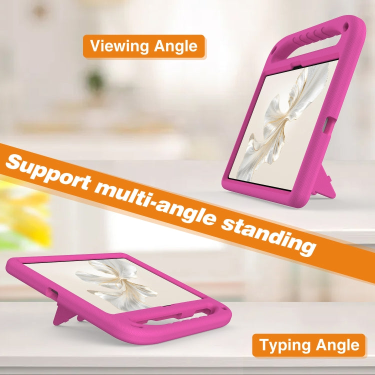 For Honor Pad 9 12.1 Handle EVA Shockproof Tablet Case with Holder(Rose Red) - free shipping - PMC TechLife - Order now!