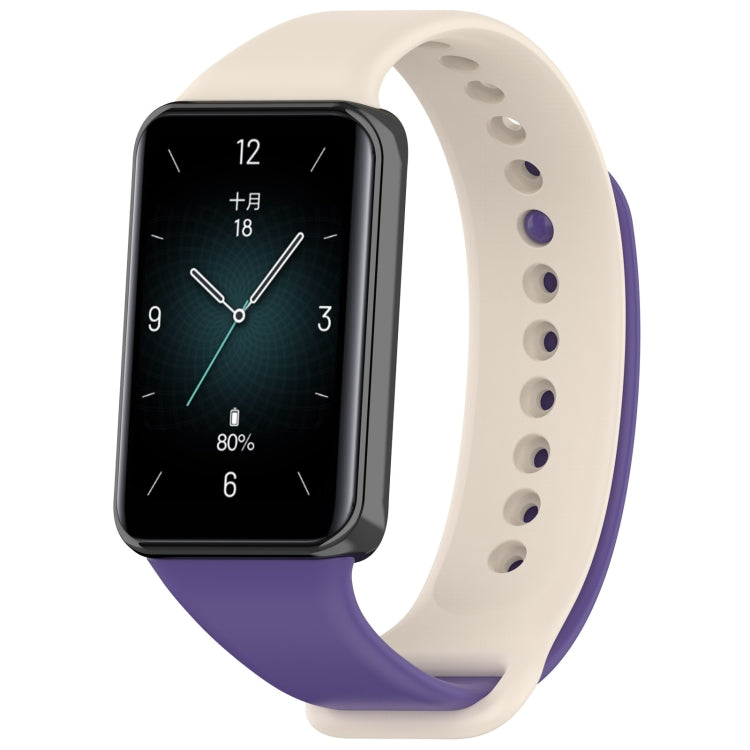 For Honor Band 9 Solid Color TPU Watch Band(Purple+Starlight) - free shipping - PMC TechLife - Order now!