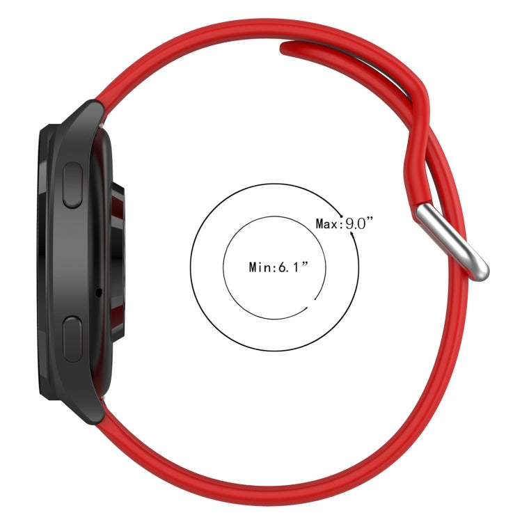 For Xiaomi Watch 2 Solid Color Metal Silver Buckle Silicone Watch Band, Size: L(Black) - free shipping - PMC TechLife - Order now!
