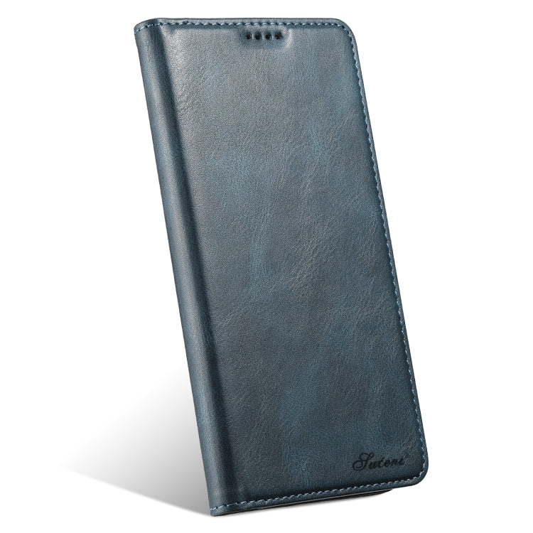 For Samsung Galaxy S24+ 5G Suteni J02 Oil Wax Wallet Leather Phone Case(Blue) - Galaxy S24+ 5G Cases by Suteni | Online Shopping South Africa | PMC Jewellery | Buy Now Pay Later Mobicred