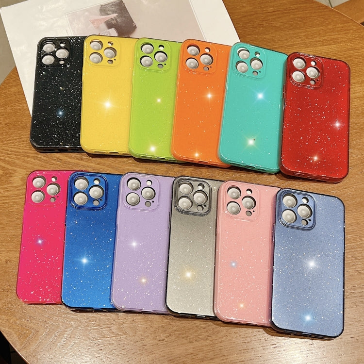 For iPhone 16 Plus Jelly Glitter Solid Color TPU Phone Case(Dark Blue) - free shipping - PMC TechLife - Order now!