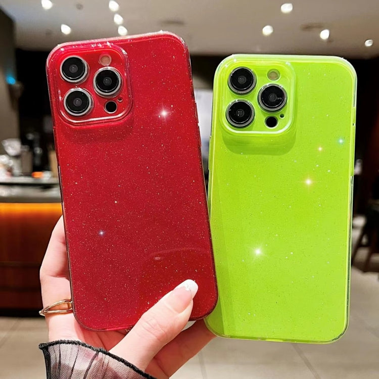 For iPhone 16 Plus Jelly Glitter Solid Color TPU Phone Case(Black) - iPhone 16 Plus Cases by PMC TechLife | Online Shopping South Africa | PMC TechLife | Buy Now Pay Later Mobicred