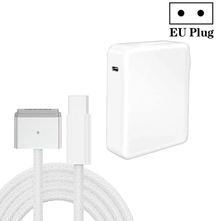 EU Plug 140W USB-C PD Power Adapter with Type-C to Magsafe3 Magnetic Charging Cable, Length: 2 m - Cable & Adapter by PMC Jewellery | Online Shopping South Africa | PMC Jewellery | Buy Now Pay Later Mobicred