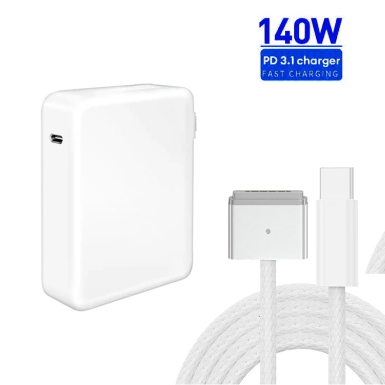 AU Plug 140W USB-C PD Power Adapter with Type-C to Magsafe3 Magnetic Charging Cable, Length: 2 m - Cable & Adapter by PMC Jewellery | Online Shopping South Africa | PMC Jewellery | Buy Now Pay Later Mobicred