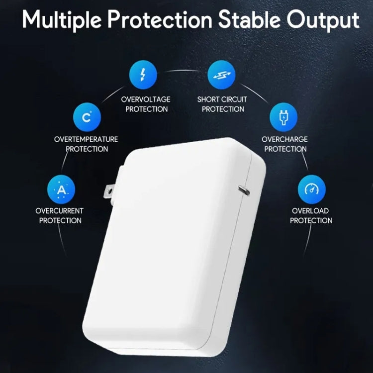 UK Plug 140W USB-C PD Power Adapter with Type-C to Magsafe3 Magnetic Charging Cable, Length: 2 m - Cable & Adapter by PMC Jewellery | Online Shopping South Africa | PMC Jewellery | Buy Now Pay Later Mobicred