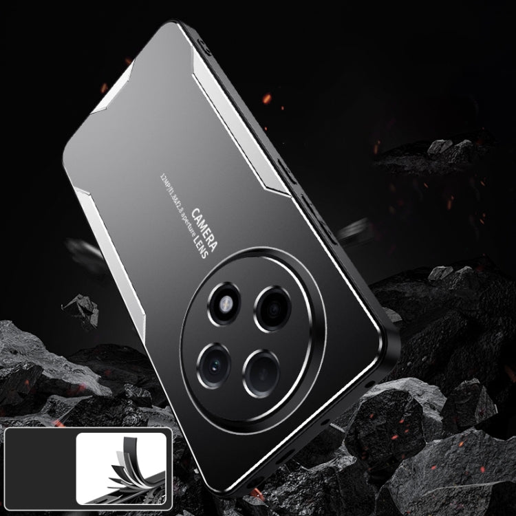 For OPPO A3 Pro Blade Series TPU Hybrid Metal Phone Case(Gold) - OPPO Cases by PMC TechLife | Online Shopping South Africa | PMC TechLife | Buy Now Pay Later Mobicred