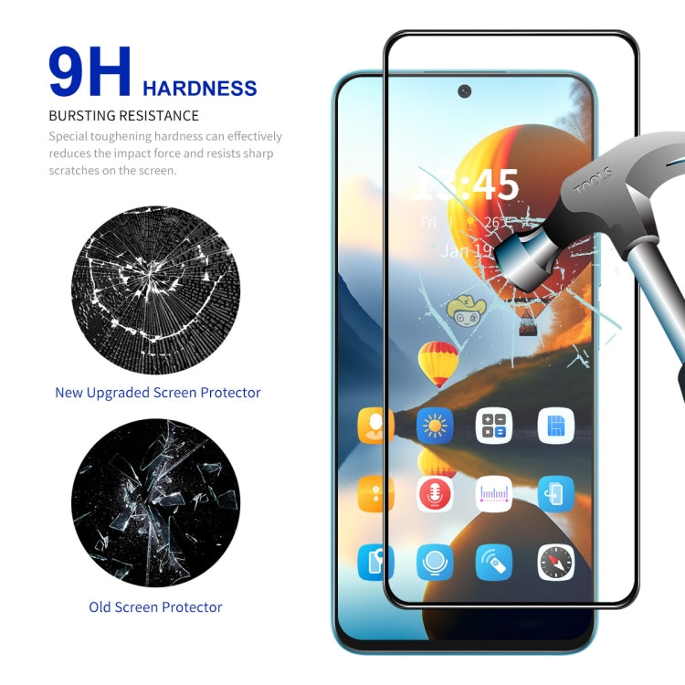 For Realme C67 4G ENKAY Full Glue High Aluminum-silicon Tempered Glass Film - C67 Tempered Glass by ENKAY | Online Shopping South Africa | PMC Jewellery | Buy Now Pay Later Mobicred
