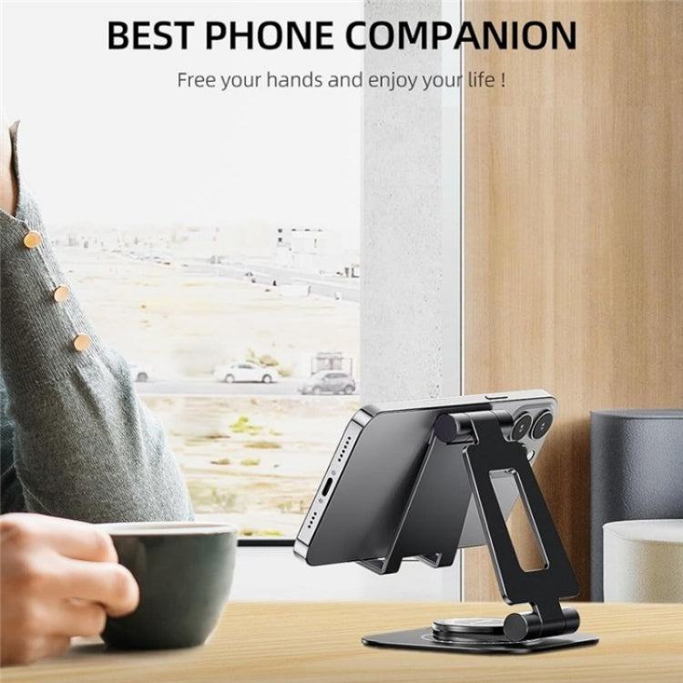 AS007-XS Adjustable Aluminum Alloy Desktop Phone Stand(Black) - Stand by PMC TechLife | Online Shopping South Africa | PMC TechLife | Buy Now Pay Later Mobicred